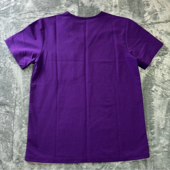 NWT Figs Leon Two Pocket Scrubs Top Mens Size Small Ultra Violet FM1500 - Picture 3 of 16